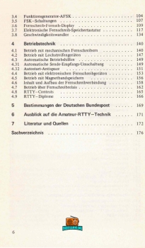 Amateur- Funkfernschreibtechnik RTTY - Hans-Joachim Pietsch DJ6HP - 1979