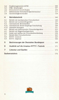 Amateur- Funkfernschreibtechnik RTTY - Hans-Joachim Pietsch DJ6HP - 1979