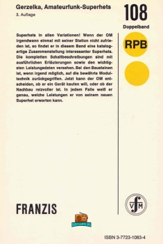 Amateurfunk-Superhets - Gerhard Gerzelka - 3. Auflage - 1977