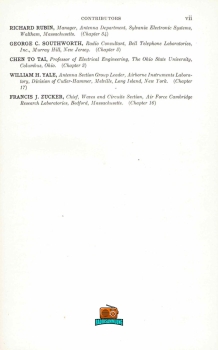 ANTENNA ENGINEERING HANDBOOK - McGraw-Hill - 1. Auflage - 1961