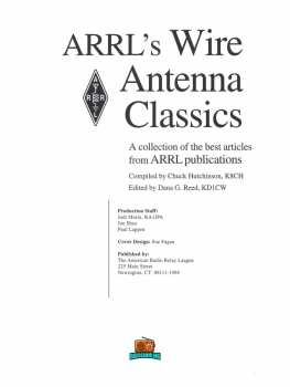 ARRLs Wire Antenna Classics - 2014