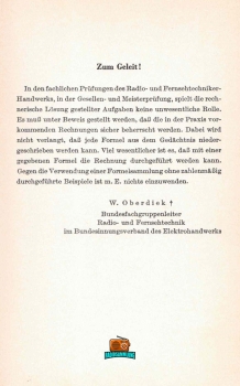 Grosse Elektronik- Formelsammlung - Georg Rose - 1976