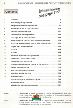 KLINGENFUSS UTILITY GUIDE - 2011/2012