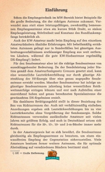 Kurzwellen-Amateurantennen für Sendung und Empfang - Werner Diefenbach DL3VD - 1966