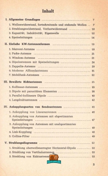 Kurzwellen-Amateurantennen für Sendung und Empfang - Werner Diefenbach DL3VD - 1966