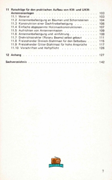 KW- und UKW- Amateurfunk- Antennen - Werner W. Diefenbach DL3VD - 10. Auflage - 1976
