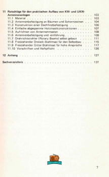 KW- und UKW- Amateurfunk- Antennen - Werner W. Diefenbach DL3VD - 1971