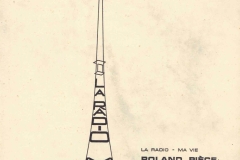LA RADIO - MA VIE - ROLAND PIÈCE - 1972