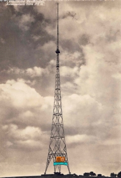 Landessender Beromünster Antennenturm Höhe 215m