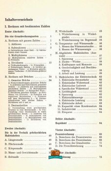 MATHEMATIK für technische Berufe - Erich Gasse - Band 1 - 17. Auflage - 1962