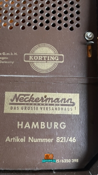 NECKERMANN KÖRTING HAMBURG - 1965