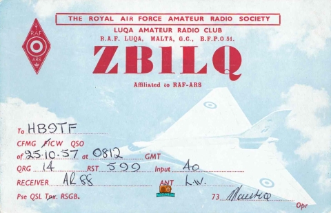 QSL KARTE INTERNATIONAL