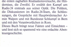 RADIO 24 - Die Geschichte des ersten freien Radios in der Schweiz - Roger Schawinski - 1982