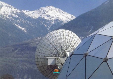 Satelliten-Bodenstation Leuk