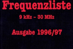 Spezial-Frequenzliste - 9 kHz - 30 MHz - 1996-97