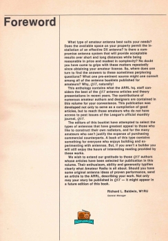 THE ARRL ANTENNA ANTHOLOGY - 1978
