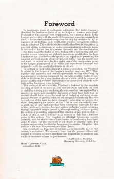 The radio amateurs handbook - Nr. 25 - ARRL - 1948