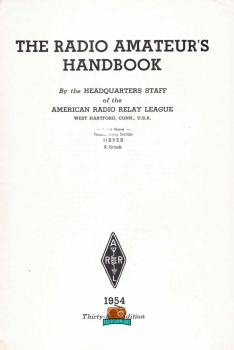 The radio amateurs handbook - Nr. 31 - ARRL - 1954