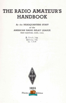 The radio amateurs handbook - Nr. 32 - ARRL - 1955