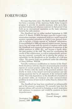 The Radio Amateurs Handbook - Nr. 45 - ARRL - 1968