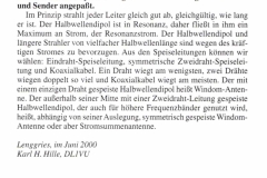 Windom- und Stromsummen-Antennen - Karl H. Hille DL1VU - 2000